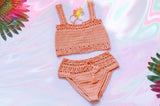 Yovanna Tank Top Bohemian Bikini Crochet Set