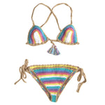 Lola Lollipop Tie-Side Bohemian Bikini Set