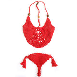 Selena Flounce Tie-Side Bohemian Bikini Set